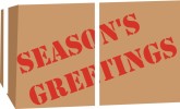 Season's Greeting's Stamped Package