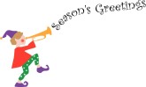 Children's Holiday Menu Season's Greetings