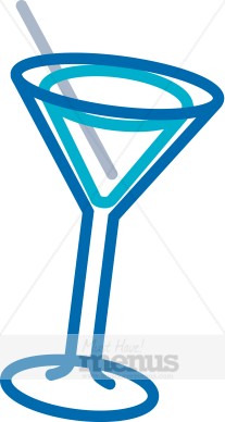 Party Martini Clip Art | Cocktail Clipart