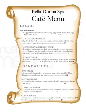Scroll Menu