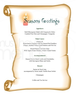 Seasonal Large Scroll