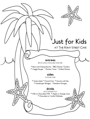 kids menu kid menu designs kid menu templates musthavemenus