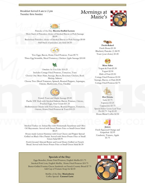 Breakfast Menu Long | page 1