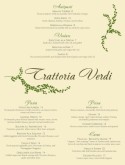 Branch Trattoria Italian Menu