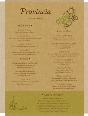 tapas menu template parchment tapas menu bar menus tapas menu template parchment tapas menu bar menus