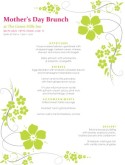 Happy Mother's Day Brunch Menu