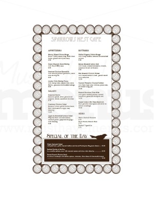 Corner Cafe Menu Long