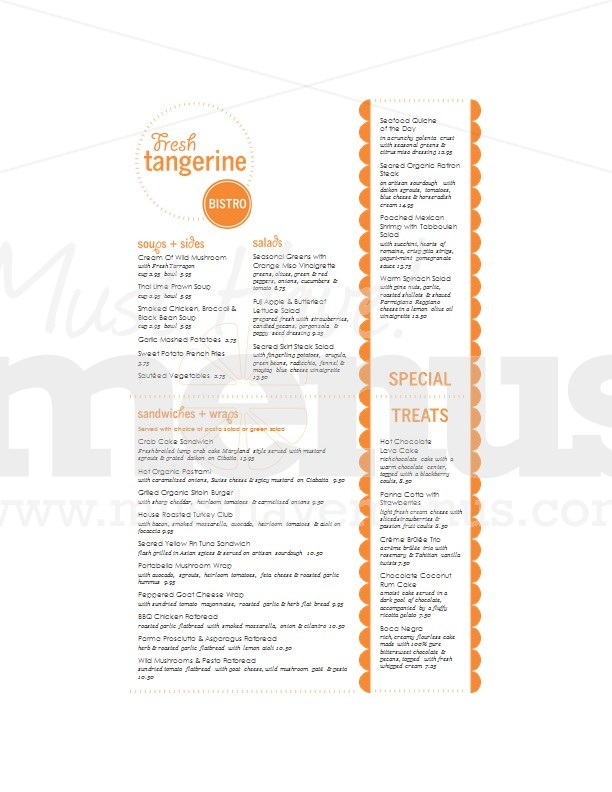Club Cafe Menu Long | page 1