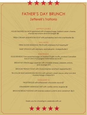father s day brunch menu template archive