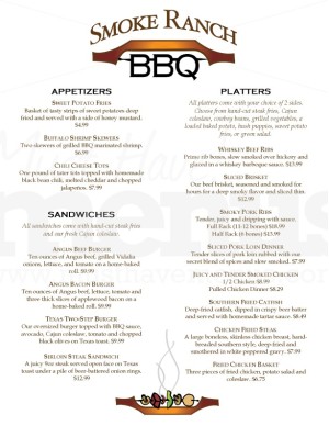 Kabob Barbeque Menu
