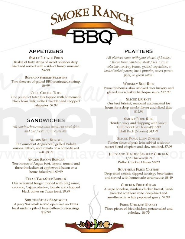 Kabob Barbeque Menu | page 1