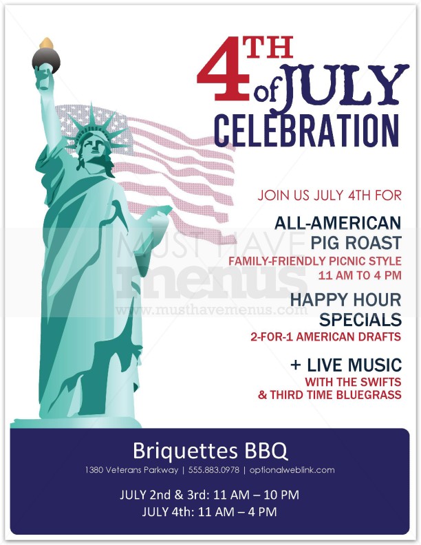 BBQ 4th of July Flyer | page 1