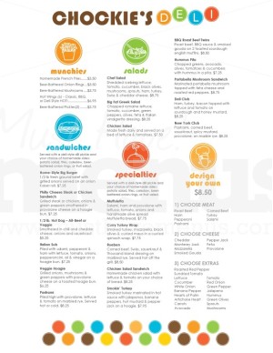 Deli Menu Long