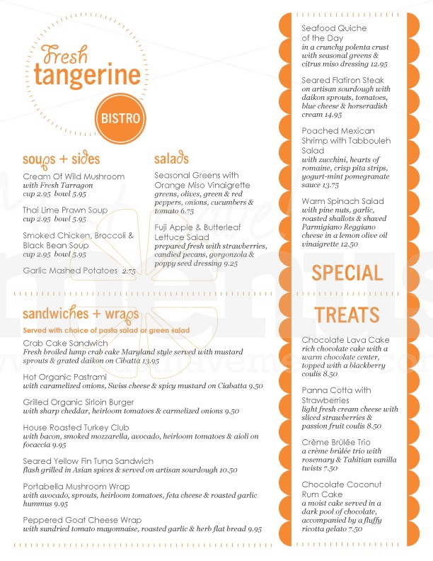 Retro Cafe Menu Template | page 1