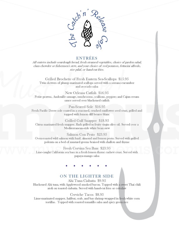 Simple Seafood Menu | page 1