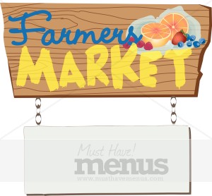 Clip Art Farmers Market Clipart farmers market menu templates musthavemenus 24 found sign clipart