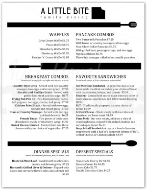 Happy Family Restaurant Menu