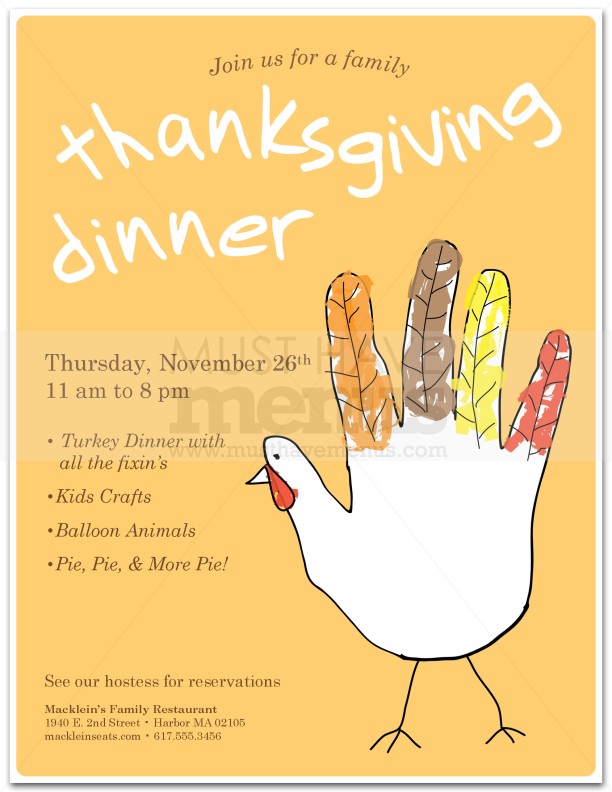 Family Thanksgiving Flyer | page 1