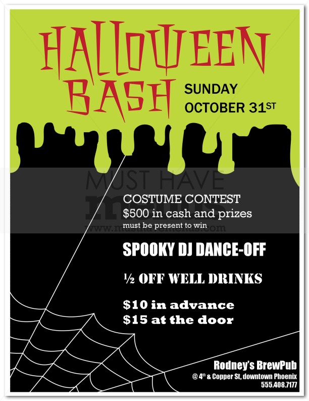 Halloween Party Flyer | page 1