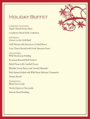 xmas menu ideas