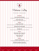 Special Valentine's Day Menu