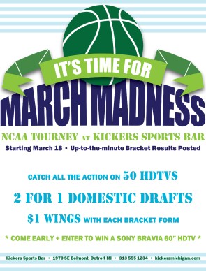 march madness flyer