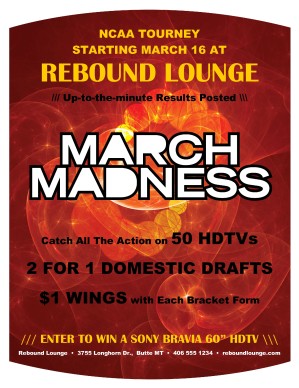 March Madness Flier