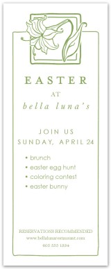 Easter Buffet Promo