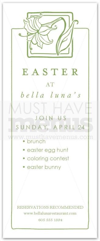 Easter Buffet Promo | page 1