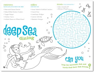Kids Lunch Menu