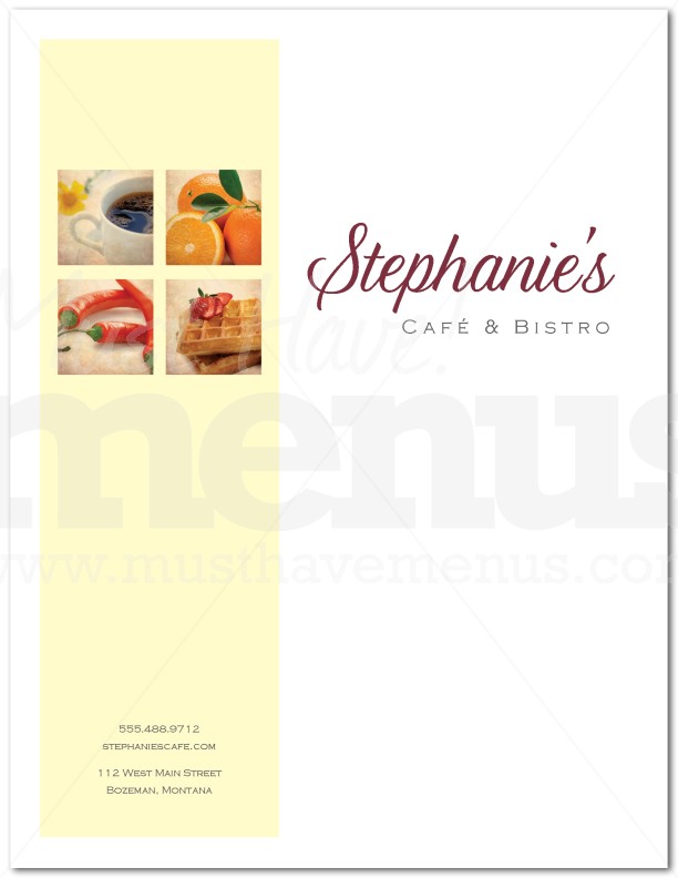 Breakfast Special Menu Cover | page 1