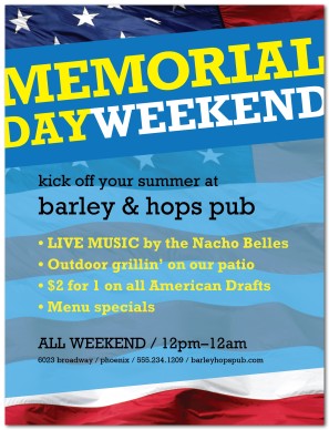 Memorial Day Flyer