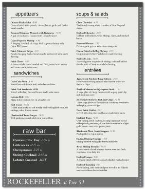 Fish Menu