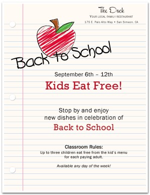 Back to School Flyer