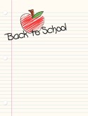 Back to School Menu Background