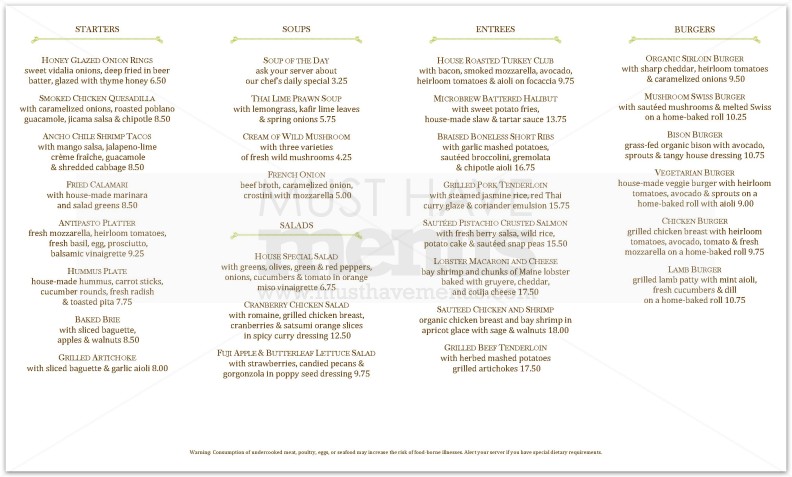 Italian Restaurant Menu Design Sample Italian Restaurant Menu Design Sample