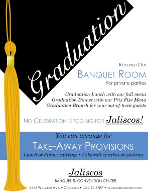 Customize High School Graduation Flyer