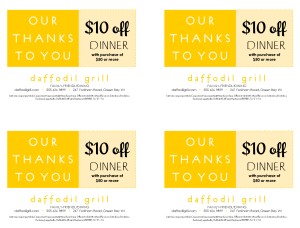 template for a coupon