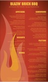 Barbecue Grill Menu