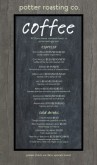 American Coffee Menu