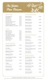 Chinese Cuisine Menu
