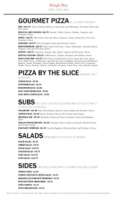 pizza slice menu long template archive