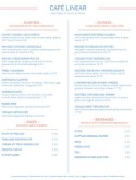 Cafe Restaurant Menu