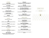 Art Deco Trifold Menu