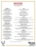 Vintage Brasserie Menu