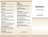 American Food Delivery Menu