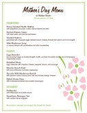 Mothers Day Restaurant Menu