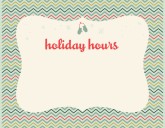 holiday closing signs templates