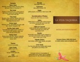 Mexican Food Delivery Menu