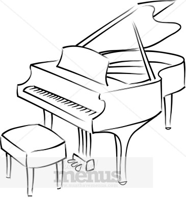 outline maker tumblr Fine Piano Clipart Dining   Clipart Bar